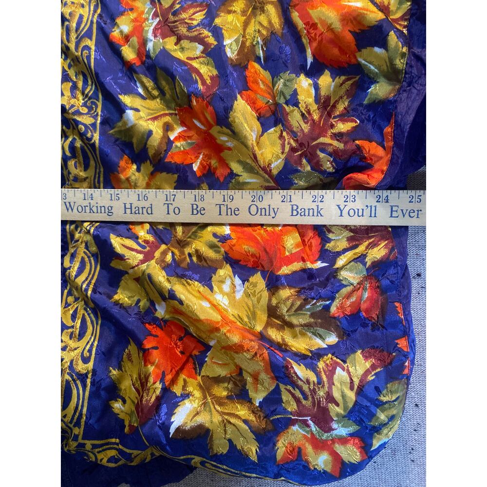 Vintage Lauren Brooke Windbreaker Jacket Sz L Baroque Patchwork Gold 90s - Picture 4 of 6